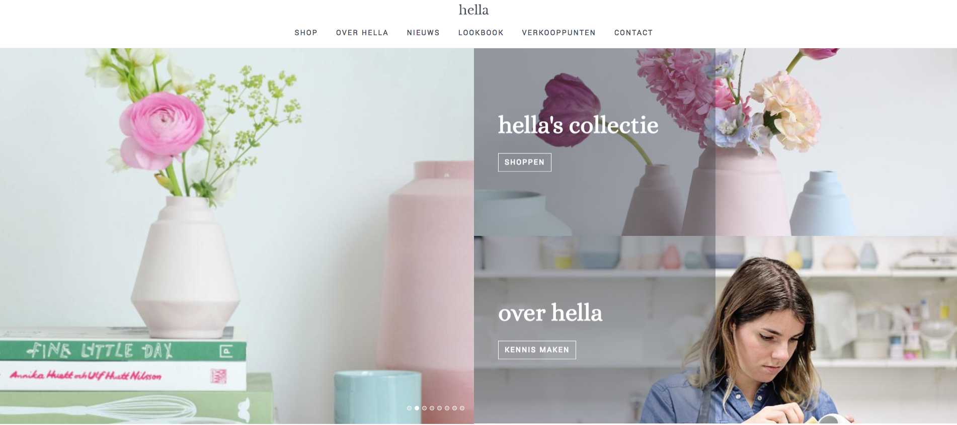 Hella Duijs keramiek met het Showhome-team