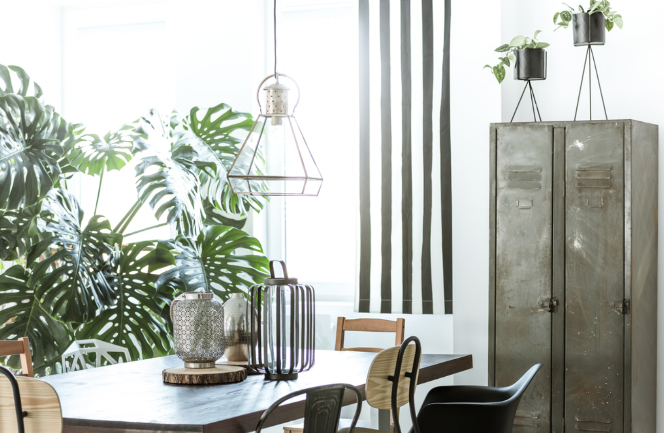Stoer en robuust interieur met sfeer