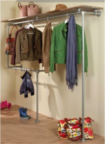 Ook u kan zelf uw interieur maken met steigerbuizen, buiskoppelingen en steigerhout!